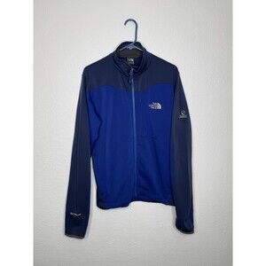 THE NORTH FACE TNF Flight Series TKA Stretch Zip Fleece Jacket Blue Sz M Shell